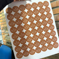 Stickers Personalizado Redondos - Plancha A3