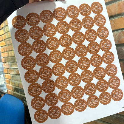 Stickers Personalizado Redondos - Plancha A3