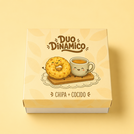 Caja Amistad “Duo Dinamico” - 15x15x5cm