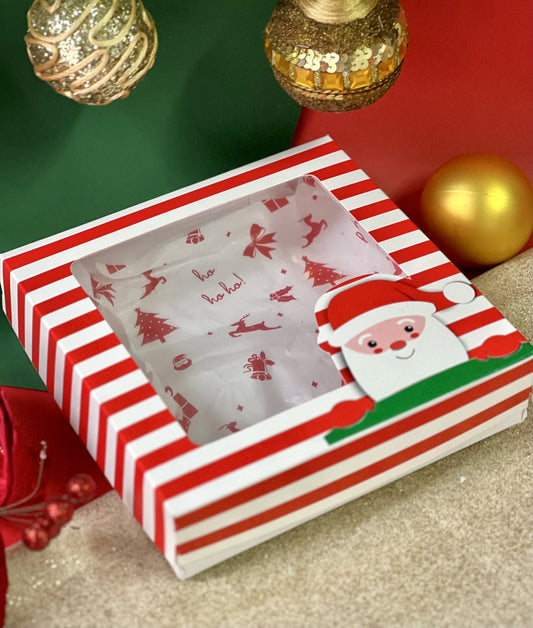 Caja Papa Noel Navidad - 20x20x5cm - COD:NAV0.10