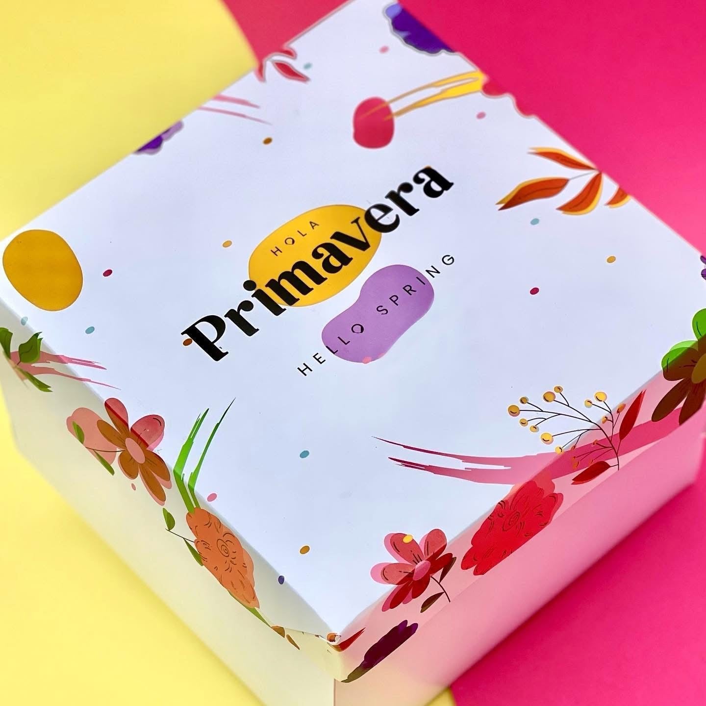 Caja Primavera “Hola Primavera” - 15x15x8.5cm