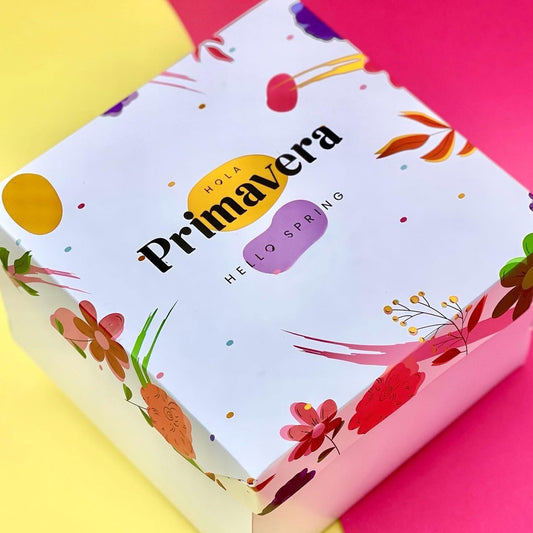 Caja Primavera “Hola Primavera” - 15x15x8.5cm