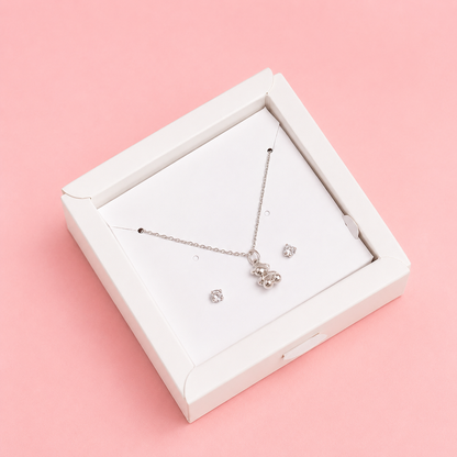 Caja 9x9x3cm para Joyas - Tipo Bolso