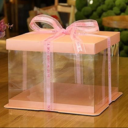 CAJA 22x22x24cm TRANSPARENTE