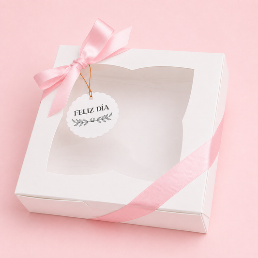 Caja 22x22x7cm con visor - 642471