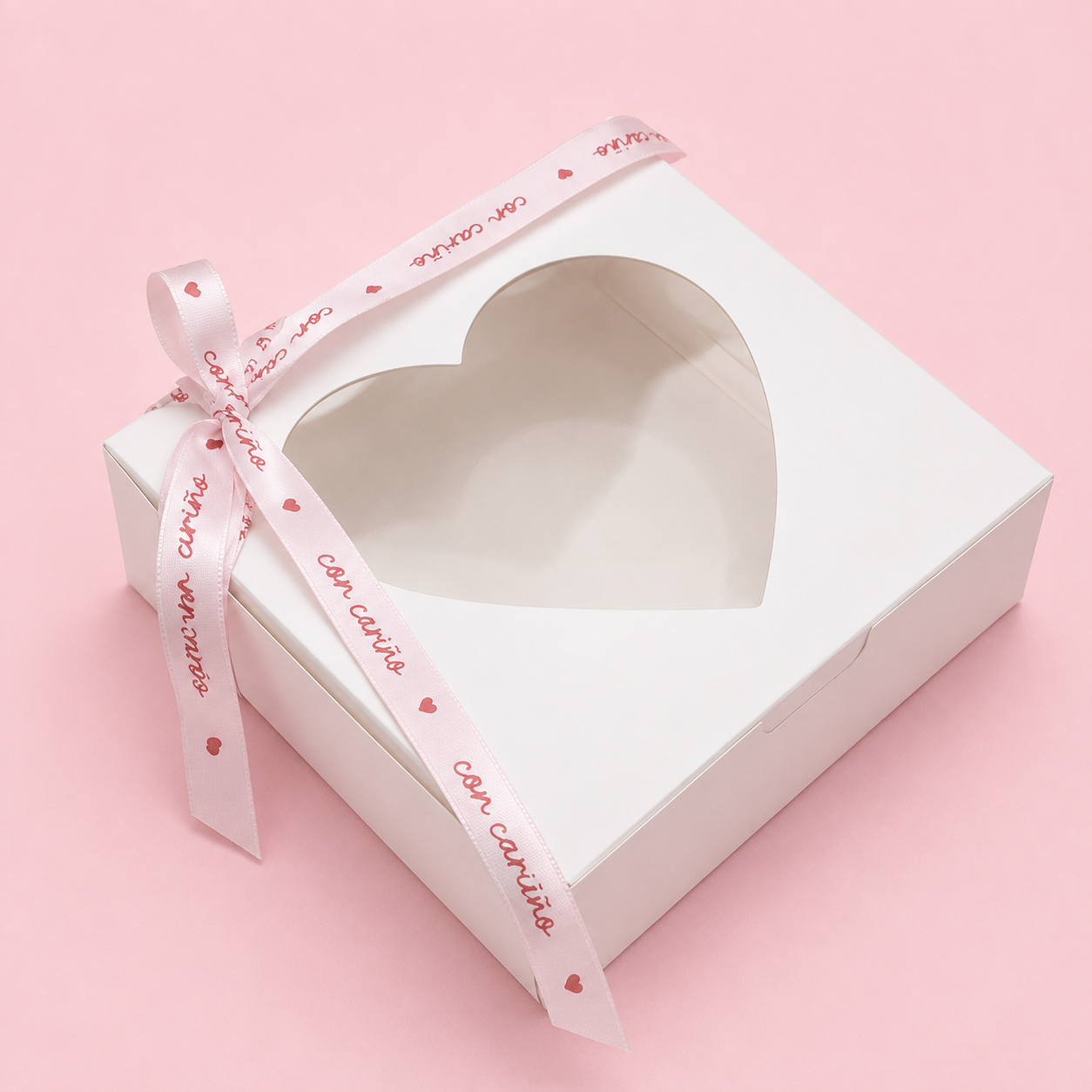 Caja 22x22x7cm con visor - 641632