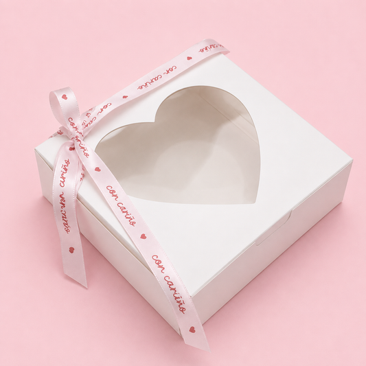 Caja 22x22x7cm con visor - 641632