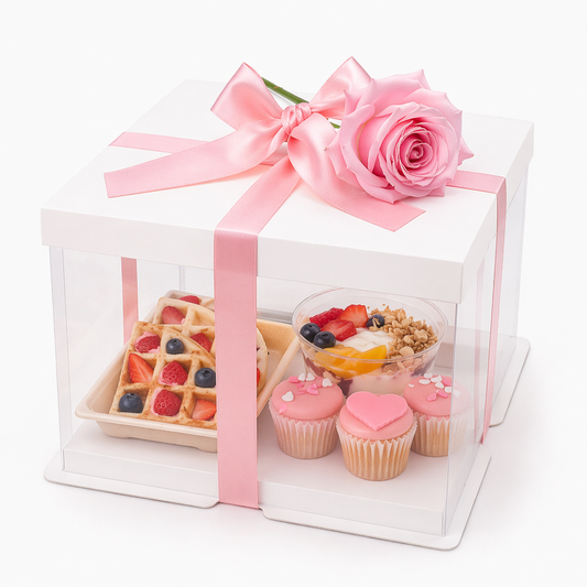 CAJA 26x26x18cm TRANSPARENTE - COD 640767