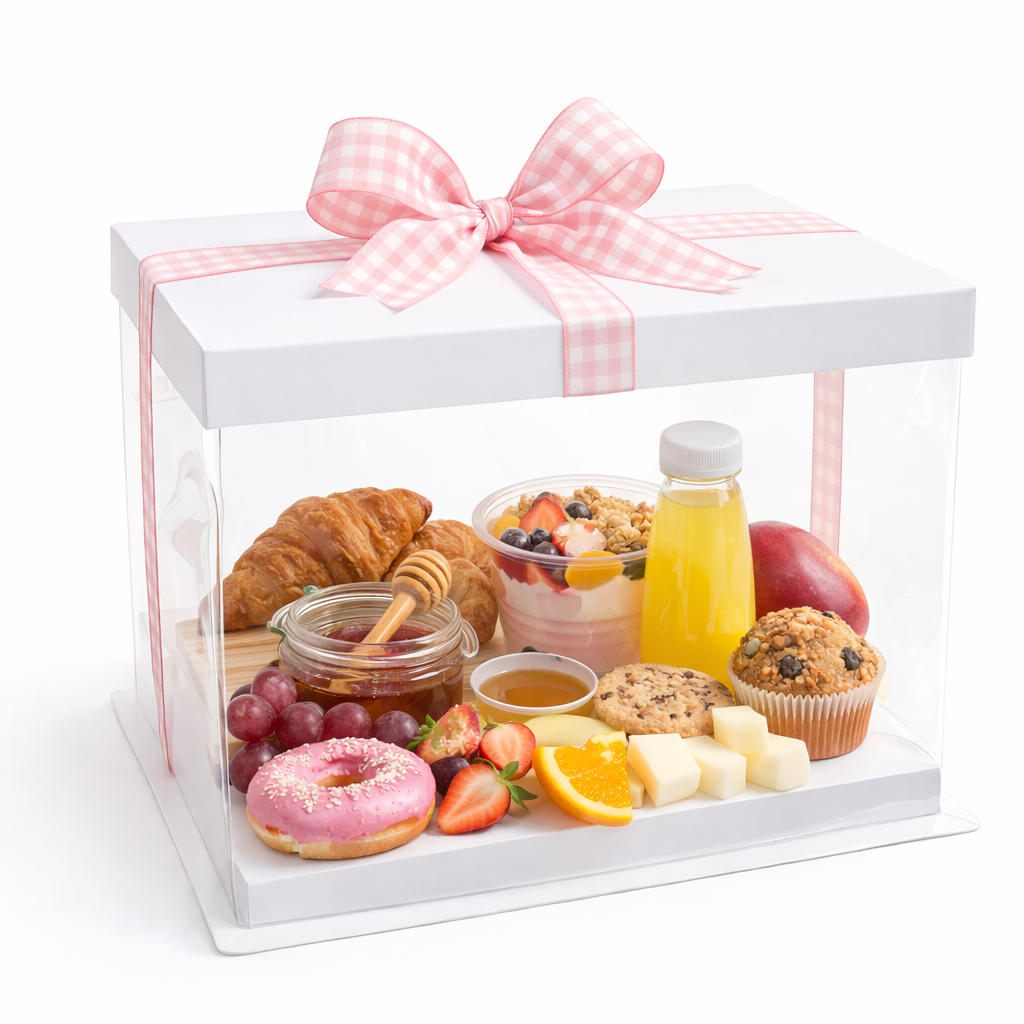 CAJA 26x26x24cm TRANSPARENTE