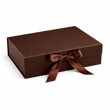 Caja Premium 29X22X10.5CM Marrón Despegable