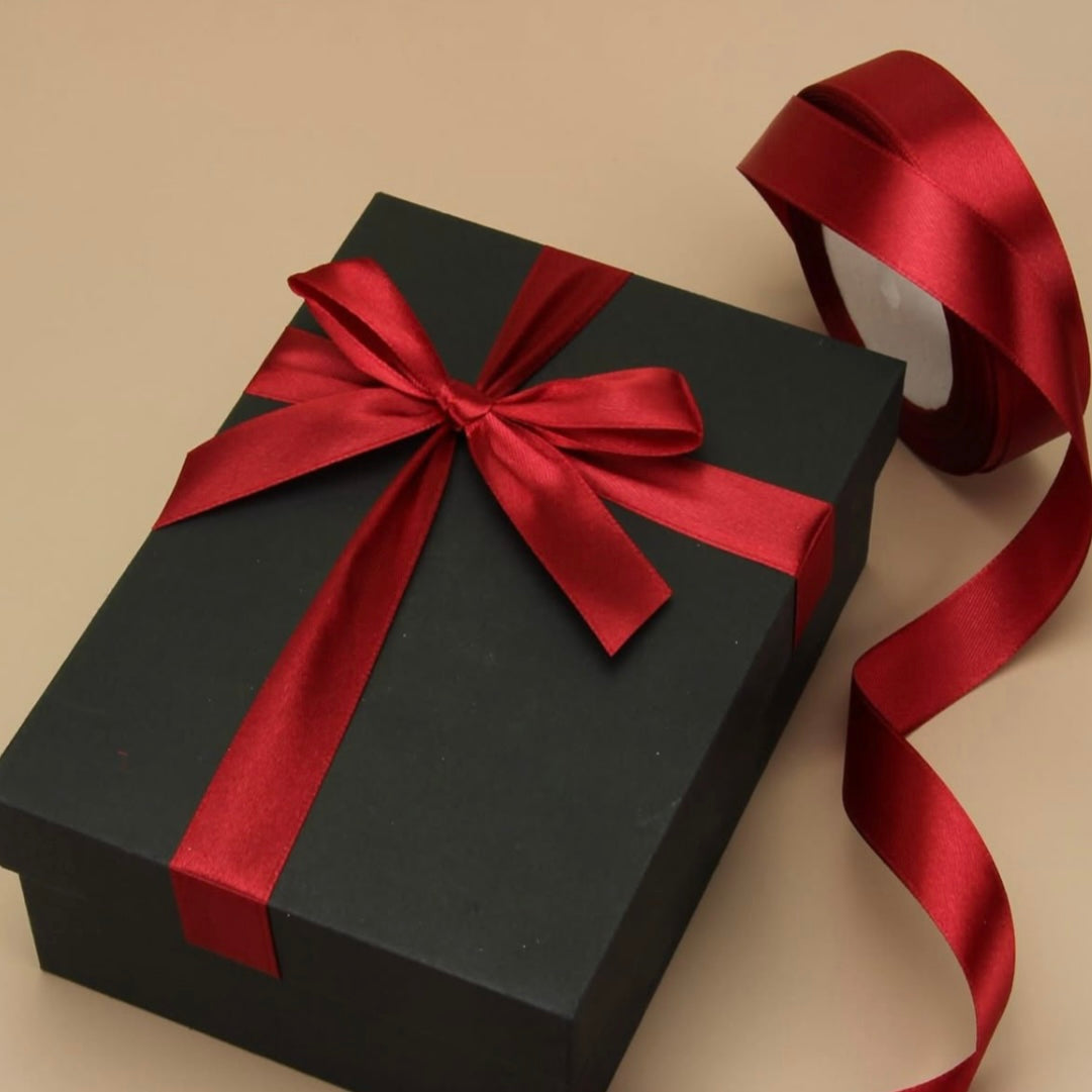 CINTA RASO 2.5CM X 20 METROS - BORDO