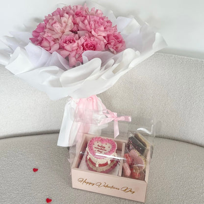 Caja 26.5x18x30cm Rosa Cake box - COD TRI1