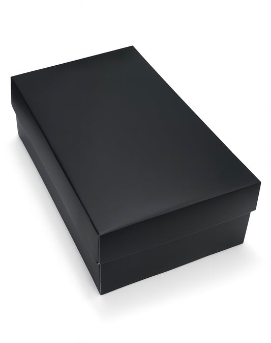 CAJA 21x12.5x6.5cm Doble Pared Negro Divisoria - COD 642331