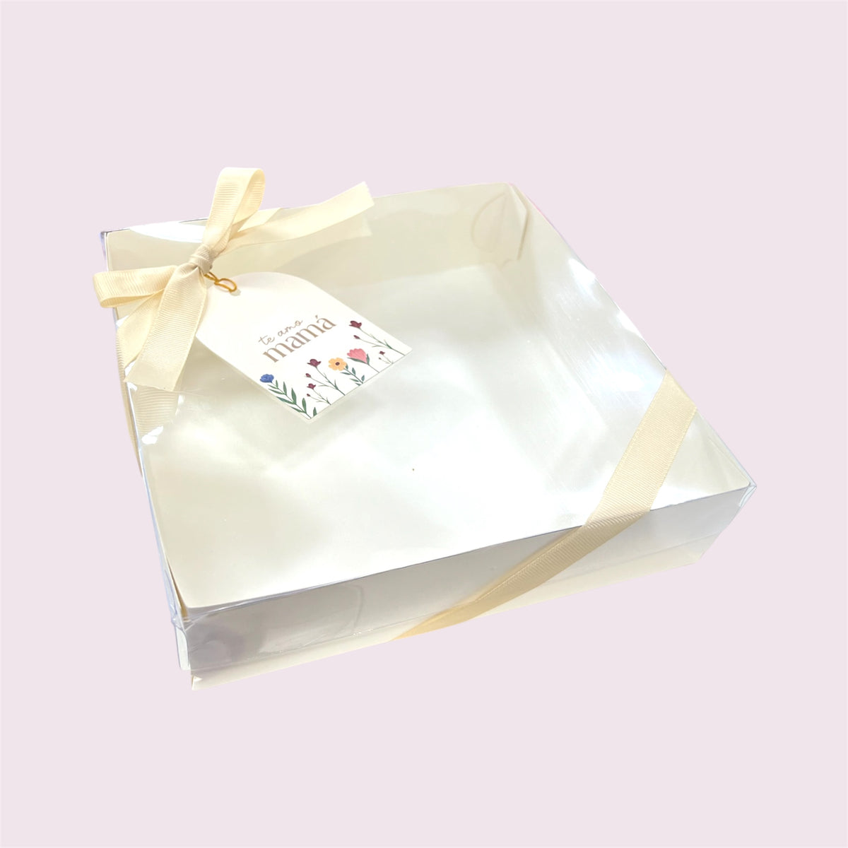 CAJA 20x20x5cm CON TAPA DE ACETATO - 639854