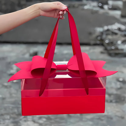 Caja Moño Rojo - 35x21x16.5cm - COD 642299