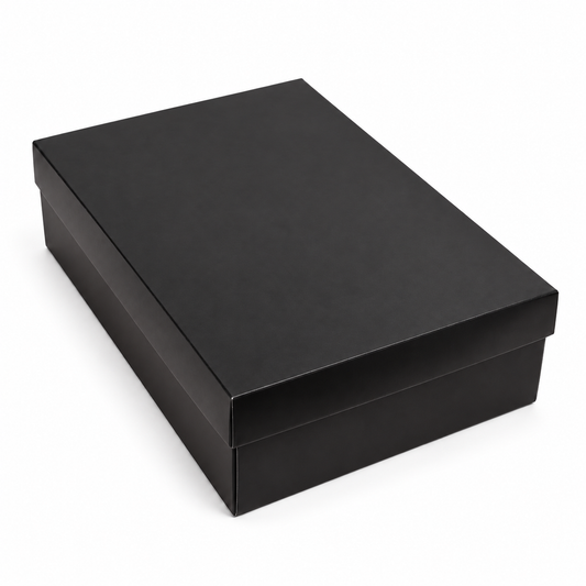 Caja 34x24x10cm DOBLE PARED Negra - 642171