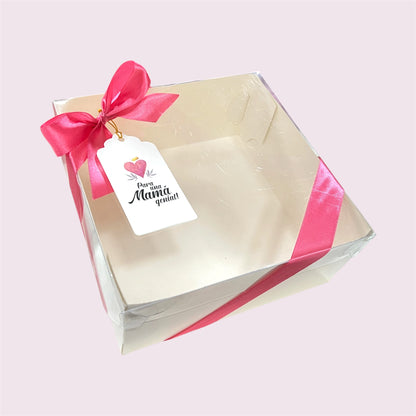 CAJA 20x20x8.5cm CON TAPA DE ACETATO - COD 640944