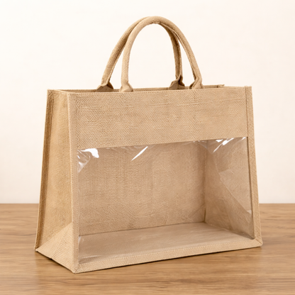 Bolsa de Yute C/ VISOR 36x14.5x32cm