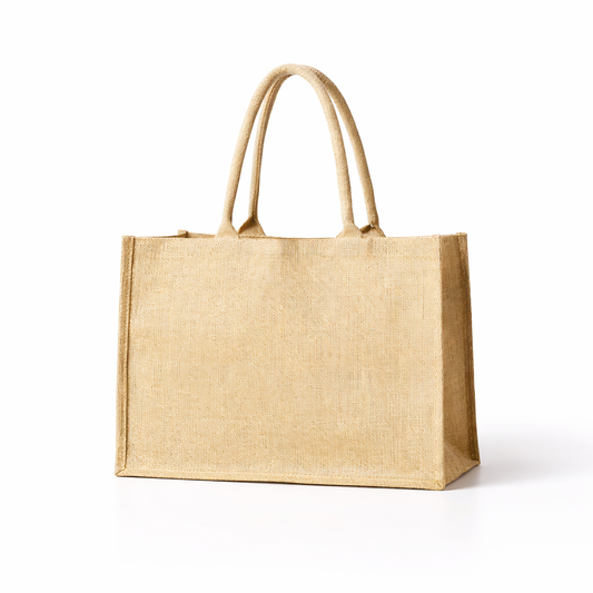 Jute Tote Bag CLASSIC  – Bolsa de Yute 39x15x31cm