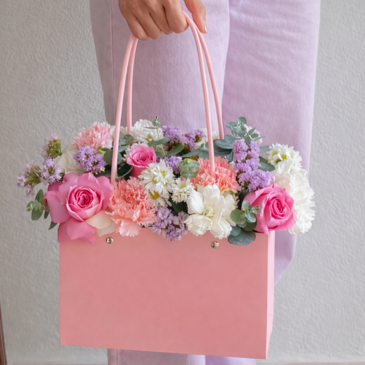 BOLSA COREANA ROSA 22x11x14cm - CNBAG3.1