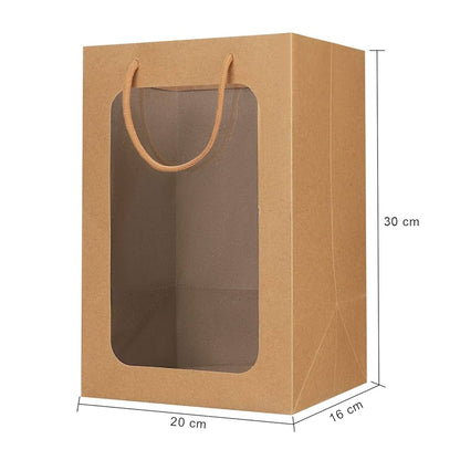 Bolsa Blanca c/ Visor - 20x16x30cm