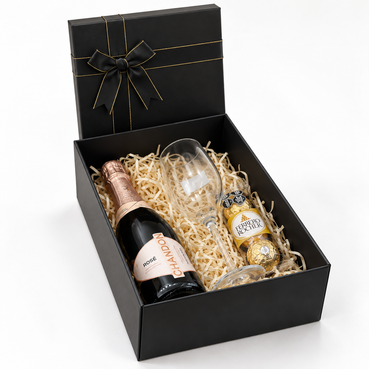 Caja Premium 22.5x16x8.5cm TS Desplegable Negro