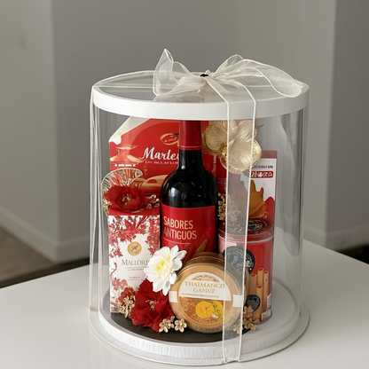 REDONDA 26x26x18cm TRANSPARENTE - COD 641446