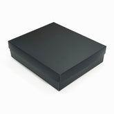 CAJA 26x22x6.5CM DOBLE PARED NEGRO MATE