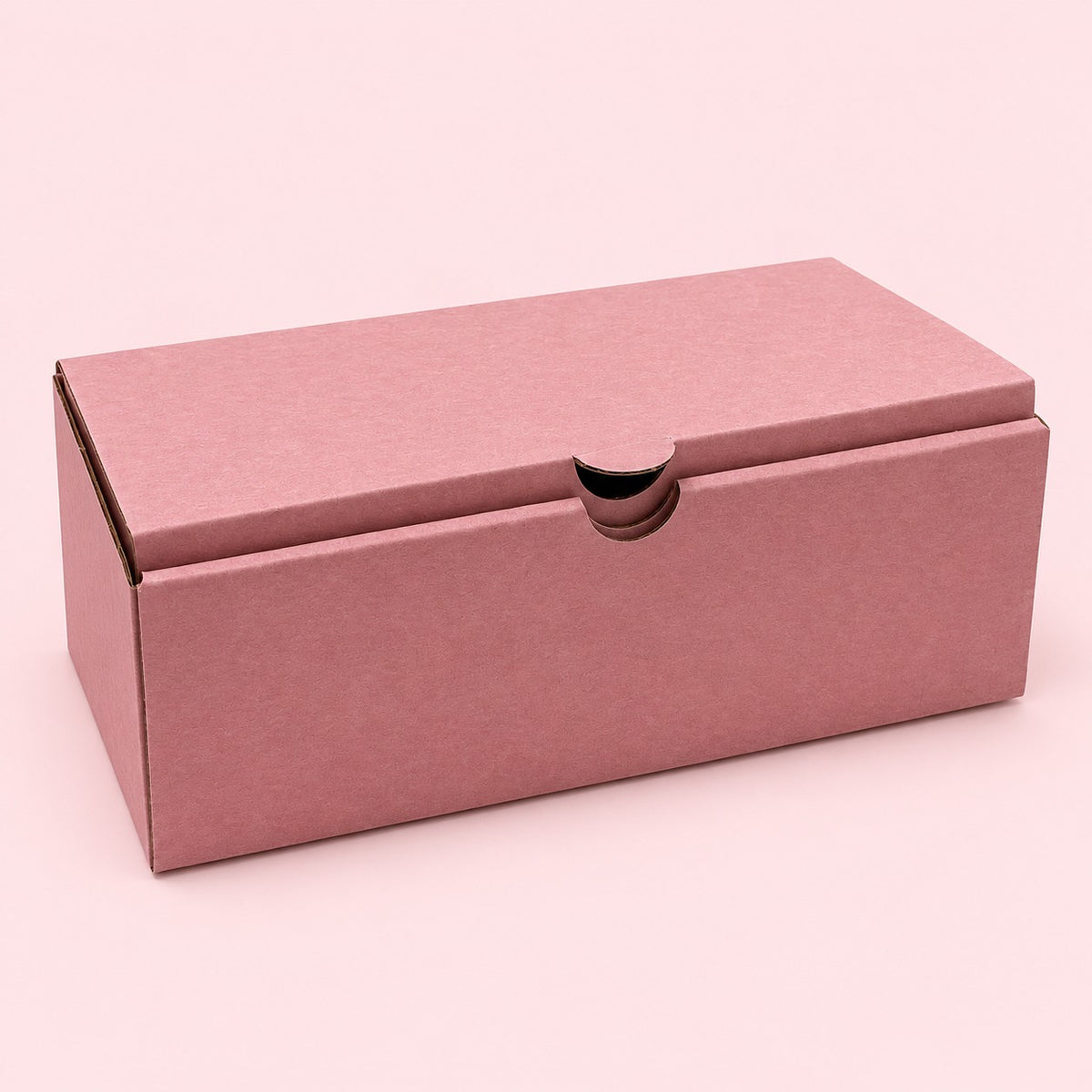 Caja 23x12x8cm Microcorrugada Rosa