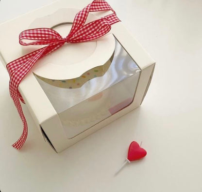 Caja 26x26x17cm - Incluye Base p/ Torta - COD 640765