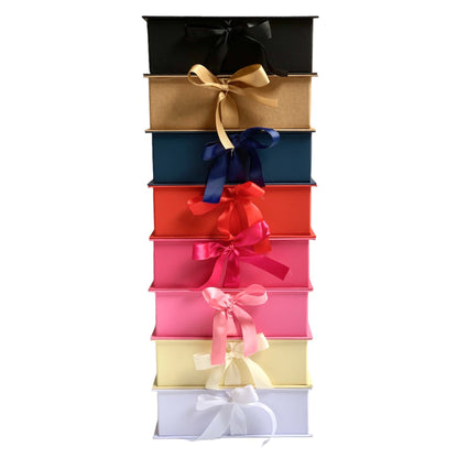 Caja Premium 23x17x7cm Tipo Libro con Cinta frontal - (unidad)