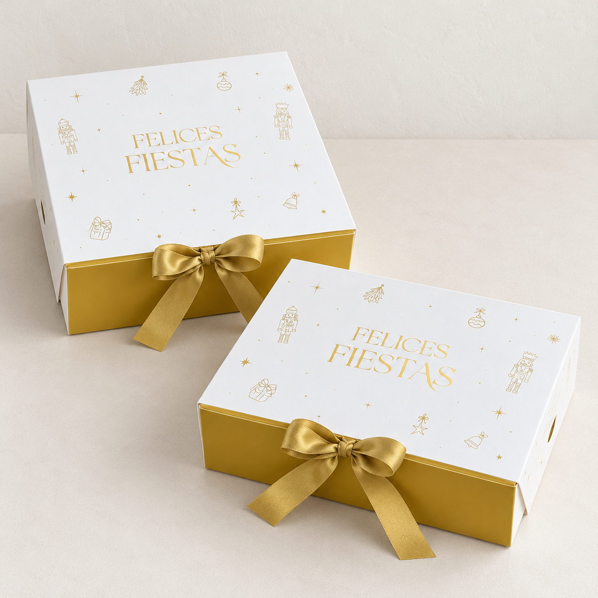 Caja 22x22x7cm Dorado - 642267