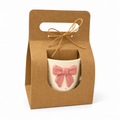 BOLSA PARA TAZA  KRAFT 17.5X11.5X9CM - 639689