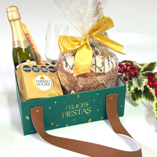 Bandeja Premium 25x15x9cm Verde Navidad - COD 642278