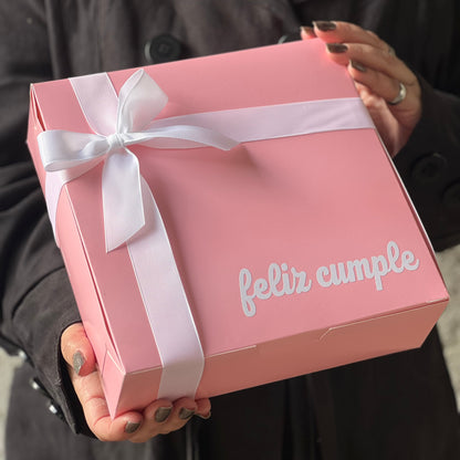 Caja 22x22x7cm Rosa