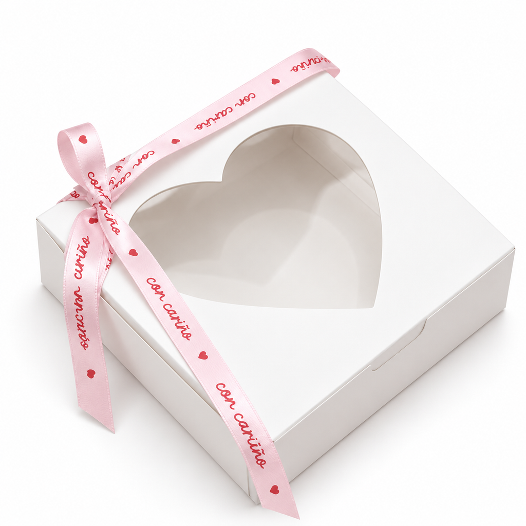 Caja 22x22x7cm con visor - 641632