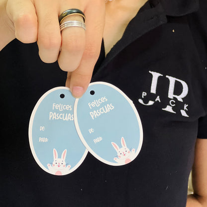 Tags Pascua Huevo 2026- Pack x 10 unidades