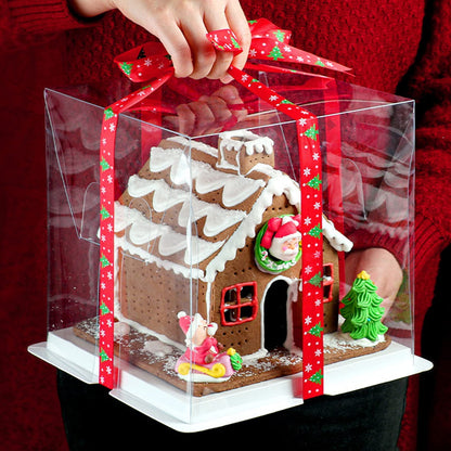 CUADRADA 18X18X28CM TAPA TRANSPARENTE - COD 642315