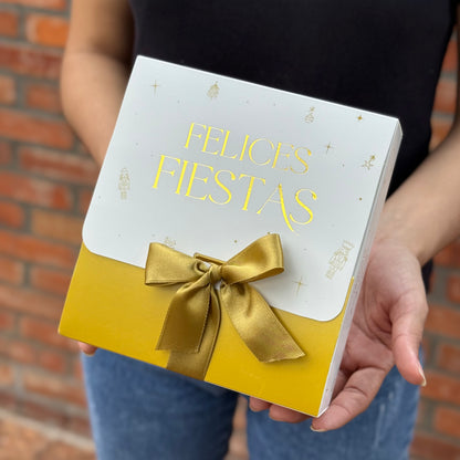 Caja Lazo 17x16x5cm Dorado - COD 642268