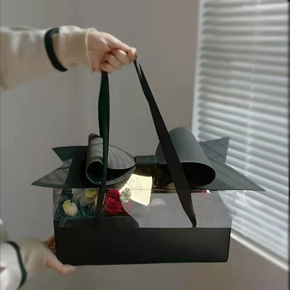 Caja Moño Negro - 35x21x16.5cm - COD 642301