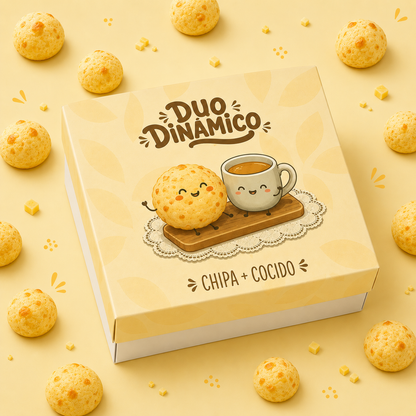 Caja Amistad “Duo Dinamico” - 15x15x5cm