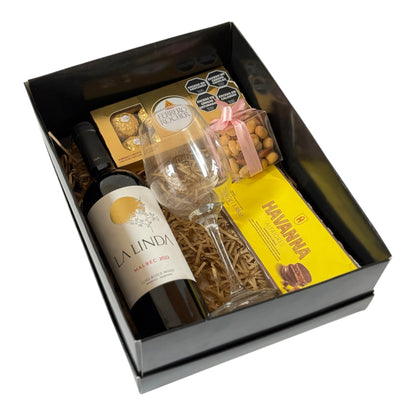 Caja 34x24x10cm Doble Pared Negra - COD 642171