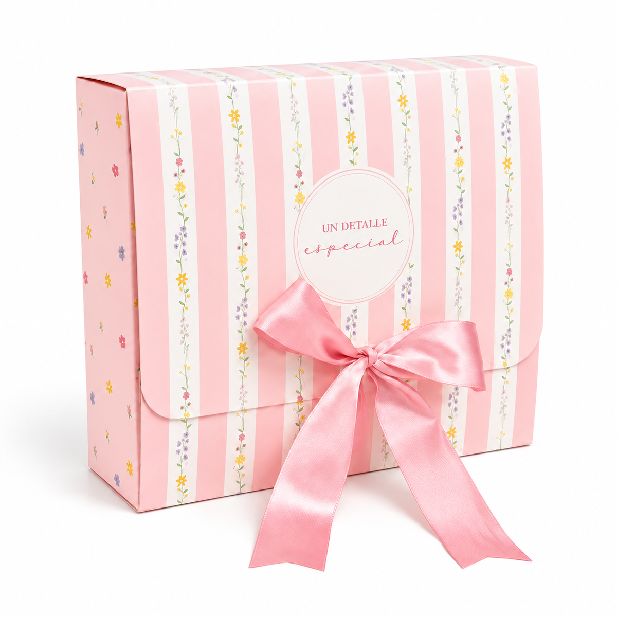 CAJA LAZO ROSA 27x24x8.5cm - 643473