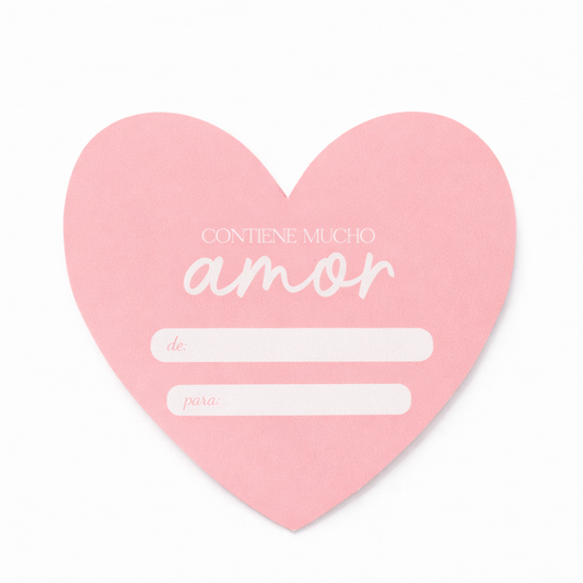 Tags Contiene Mucho Amor Rosa contiene 10 unidades - TAGSV9