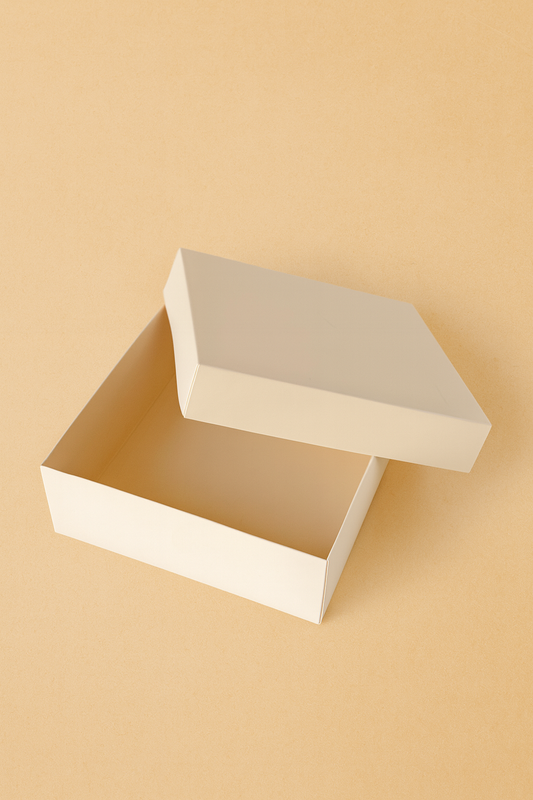 Caja 25x25x10cm Doble Pared - Blanco