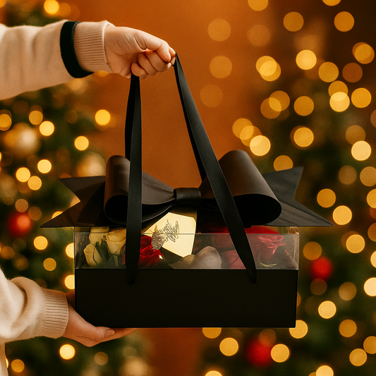 Caja Moño Negro - 35x21x16.5cm