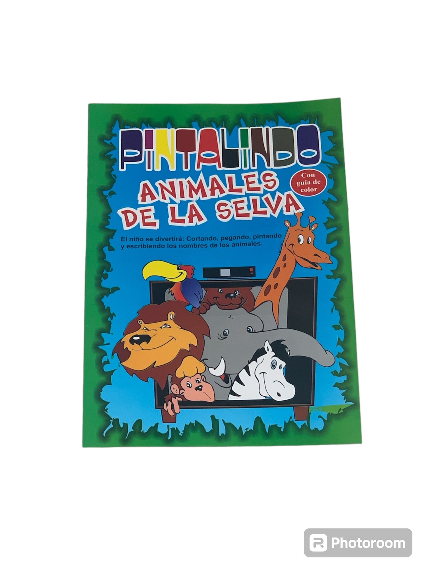 Animales de la Selva Libro (Grande) Pintalindo