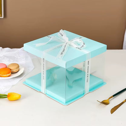 CAJA 26X26X18CM  TRANSPARENTE