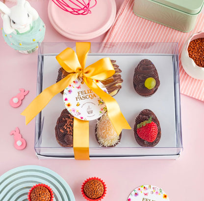 ACE06 22.5x17x7cm -Caja p/ 6 huevo 50gr Degustación