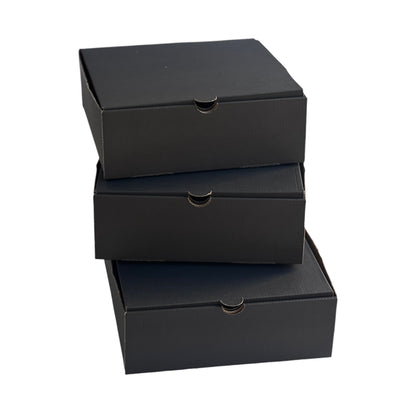 Caja 23x23x8cm  Microcorrugada Negro - COD 640488